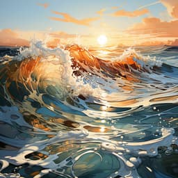 Enfoque Oceánico: Melodía De Marea De Concentración - Cena Música Chillout