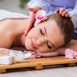 Fireside Bliss: Binaural Spa Serenity Melodies - Binaural Beats Focus