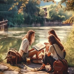 River Study Zen: Studious Serenity by the Riverside - Reikini
