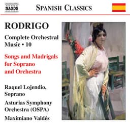 Rodrigo: Songs and Madrigals - Joaquín Rodrigo