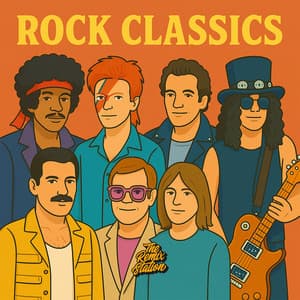 50 Classic Rock Songs but Lofi - The Rolling Beats
