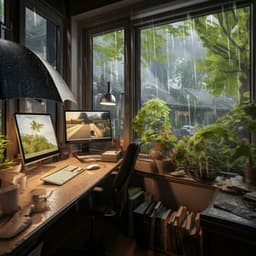 Work Rain: Rainy Echoes of Productivity - Zen Minds