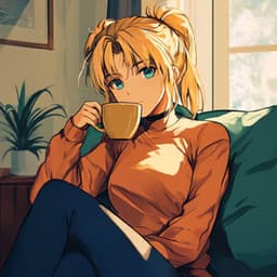 Saber's Coffee Break - Chill Anime Lofi