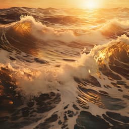 Orilla Binaural: Melodías De Relajación Del Océano - Marco de onda