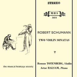 Schumann: Two Violin Sonatas - Robert Schumann