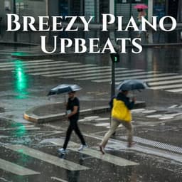 Breezy Piano Upbeats - Relaxation Rain Meditation