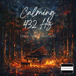 Calming 432 Hz Forest Piano Soundscapes - Hz Sleep Music