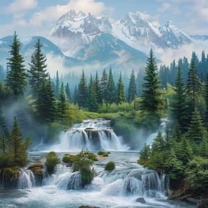 Relajación Pacífica Del Río: Tonos Tranquilos Del Flujo - La tierra siete