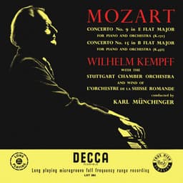 Mozart: Piano Concerto No. 9 'Jeunehomme'; Piano Concerto No. 15 - Wolfgang Amadeus Mozart