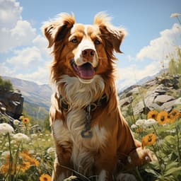 Refugio Calmado Para Perros: Abrazo Reflectante Del Agua Binaural - Movimientos Binaurales