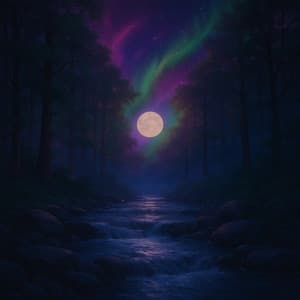 50 Flowing Soundscapes:Melodies Beneath the Moon - Sea Waves Sounds