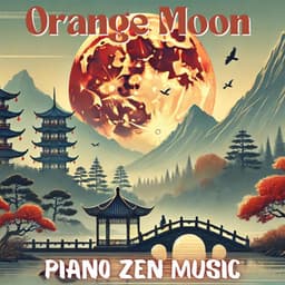 Orange Moon: Piano Zen Music, Soothing Piano & Flute Tunes for Mindfulness and Deep Calm - Relaxing Zen Music Therapy