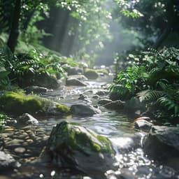 Calming Stream Sounds for Deep Meditation - Celestial Meditation Master
