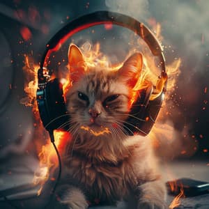 Cats in Fire: Binaural Serenity - Relax My Cat
