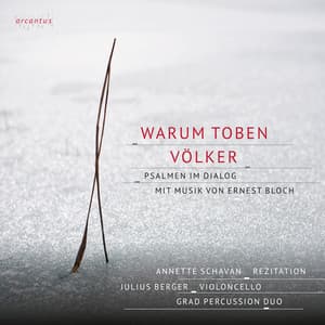 Warum toben die Völker - Ernest Bloch