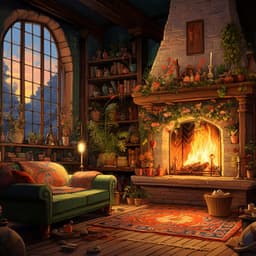 Relajación Dichosa Junto Al Fuego: Armonía En Las Llamas - Sonido relajante de la naturaleza