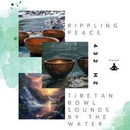 Rippling Peace: 432 Hz Tibetan Bowl Sounds by the Water - 432 Hz Therapy