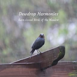 Dewdrop Harmonies: Rain-kissed Birds of the Meadow - Relaxation Rain Meditation