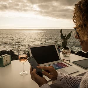 Flowing Waters of Study: Relaxing Music Ocean - Ultimate Waterflow