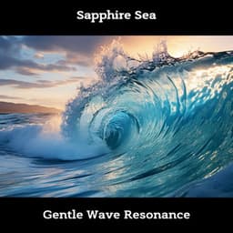Sapphire Sea: Gentle Wave Resonance - ASMR Sea Waves