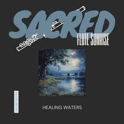 Healing Waters: 432 Hz Flute Melodies & Rain Ambience - Sacred Flute Sunrise