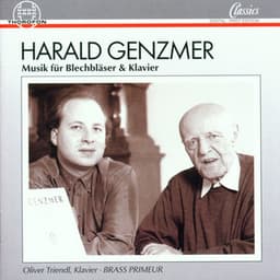 Harald Genzmer: Musik für Blechbläser & Klavier - Harald Genzmer