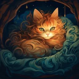 Feline Coastal Serenity: Melodic Ocean Celebration - Breastfeeding Music