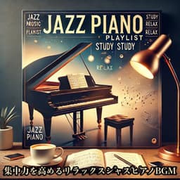 Perfect for Exam Study! Relaxing Jazz Piano BGM to Enhance Concentration - Ideal for Late-night Study and Work Sessions with Soothing Tones - Healing Relaxing BGM Channel 335