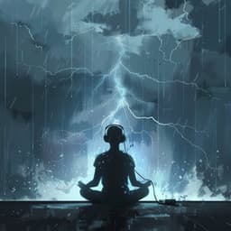 Meditation Amidst Thunder: Peaceful Vibes - Meditation Music Masters