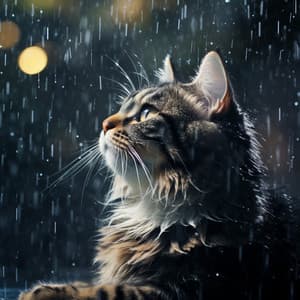 Cat's Rain Music: Tranquil Tones - Whispering Landscapes