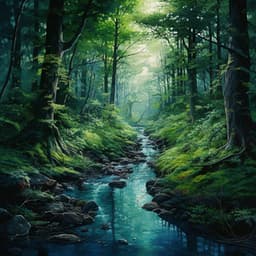 Gentle Flowing River Stream Pure Relaxation - SerenitySounds