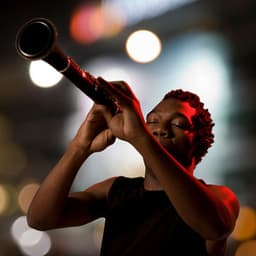 Midnight Jazz Canvas: Expressive Strokes of Nighttime Harmony - Relaxing Instrumental Jazz Cafe