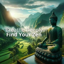 Breathe Deeply Find Your Zen - Buddhist Meditation Temple