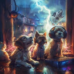 Pets in Thunder's Melody: Soothing Sounds - Music for Pets Library