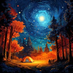 Sleeping under the Stars: Nighttime Outdoor Bliss - Ambient Nature Sounds