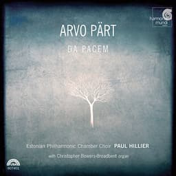 Arvo Pärt: Da pacem - Arvo Pärt