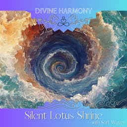 Silent Lotus Shrine with Soft Waves - Divine Harmony