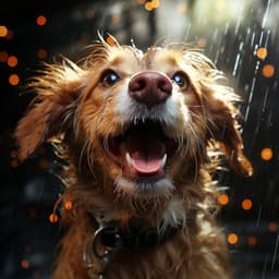 Sinfonía De Mascotas Lluviosas: Retiro Sereno Y Lluvioso Para Mascotas - Mujer Térmica