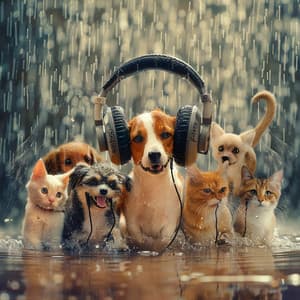 Rain Playtime: Pets Musical Joy - Calming Music For Pets