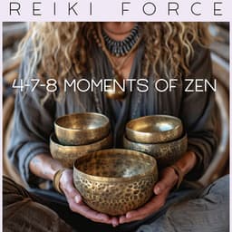 4-7-8 Moments of Zen: Enhanced by Tibetan Bowl Harmonies - Reiki Force