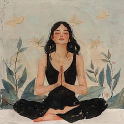 Flujo Melódico: Música Para La Práctica De Yoga - Vibraciones de polvo de estrellas