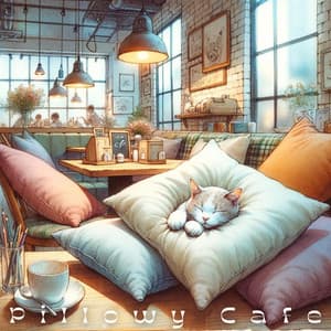 Pillowy Cafe: Saxophone Coffee Mixology - Cafe Chill Jazz Background