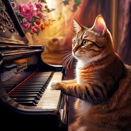 Piano Grace: Soothing Melodies for Cats - Binaural Sound Bath