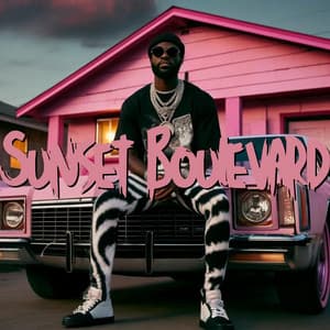 Sunset Boulevard: Hustle in the Pink Shadows - Gym Chillout Music Zone