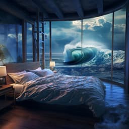 Ocean's Caress: Sleep Melodies by Night - Sleep Music Dreams