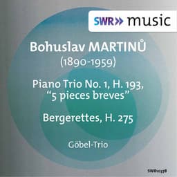 Martinu: 5 Pièces brèves & Bergerettes - Bohuslav Martinů