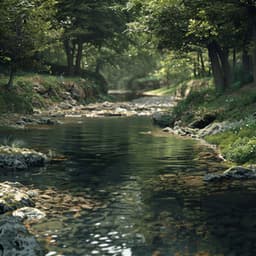 Cats' River Serenity Gentle Relaxing Music - Sleepy Cat