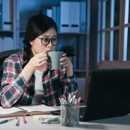 Cozy Study Evenings with Relaxed Lofi Tunes - Working from Home Playlist