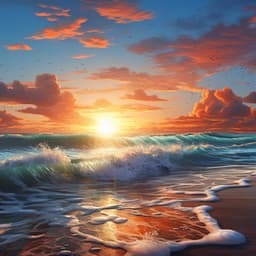 Oceanic Concentration: Binaural Study Waves - Concentration Studying Music Academy