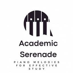 Academic Serenade: Piano Melodies for Effective Study - Study Music And Piano Music